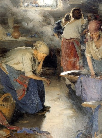 The Washer Women by Abram Efimovich Arkhipov